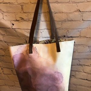 PAPAYA LUXURY ART BAG/TOTE